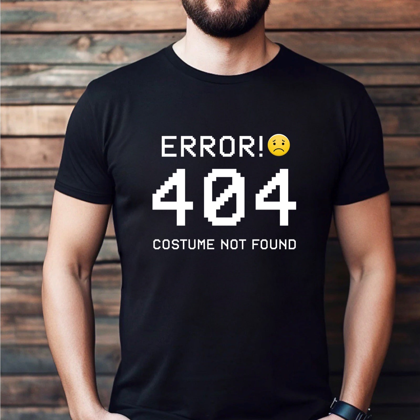 "404 Costume Not Found" Premium Midweight Ringspun Cotton T-Shirt - Mens/Womens Fits