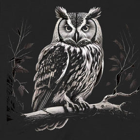 "Intricate Owl" Premium Midweight Ringspun Cotton T-Shirt - Mens/Womens Fits