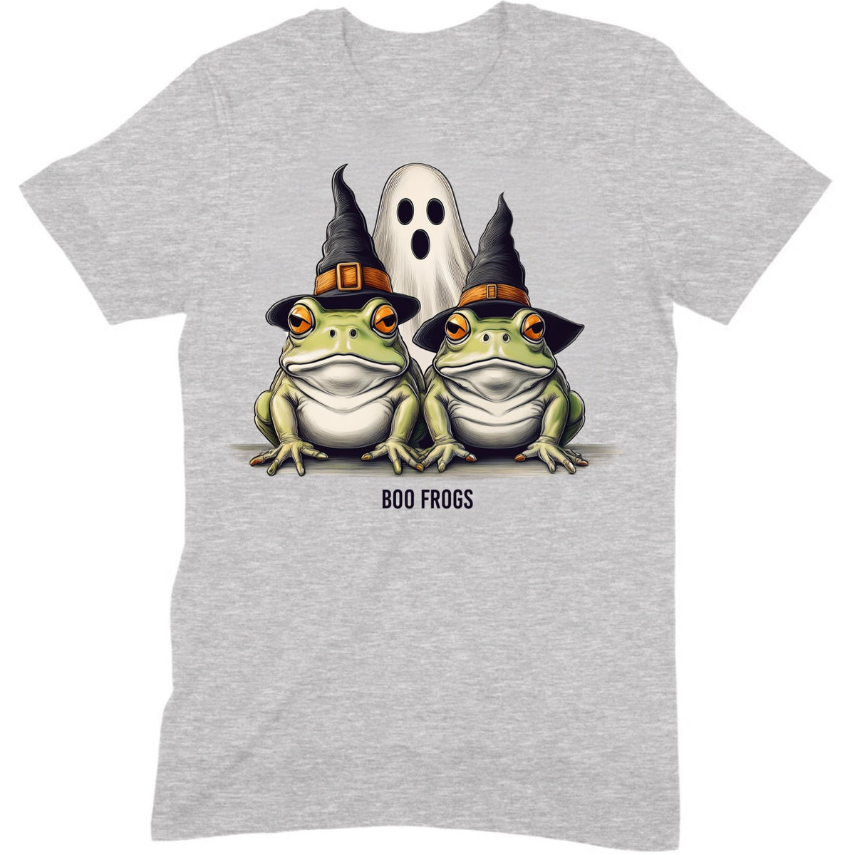 "Boo Frogs" Premium Midweight Ringspun Cotton T-Shirt - Mens/Womens Fits