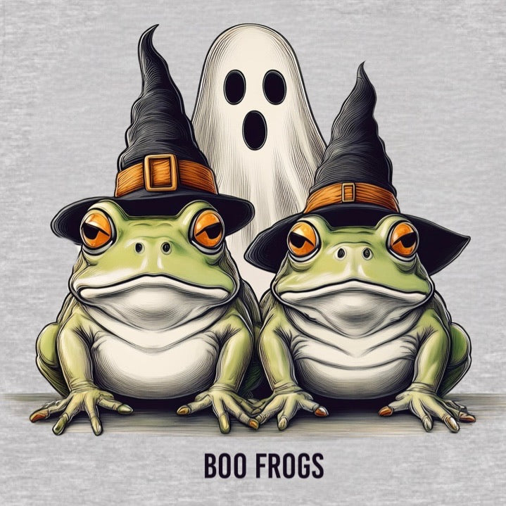 "Boo Frogs" Premium Midweight Ringspun Cotton T-Shirt - Mens/Womens Fits