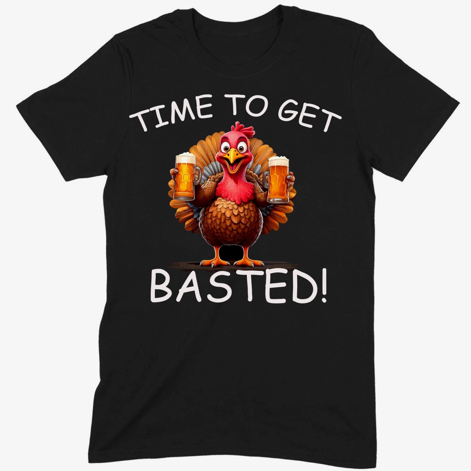 "Time To Get Basted" Premium Midweight Ringspun Cotton T-Shirt - Mens/Womens Fits