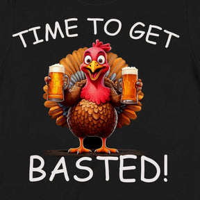 "Time To Get Basted" Premium Midweight Ringspun Cotton T-Shirt - Mens/Womens Fits