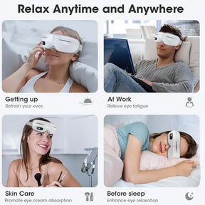 Brevity Eye Massager With Heat – Wireless Rechargeable Eye Mask With Music