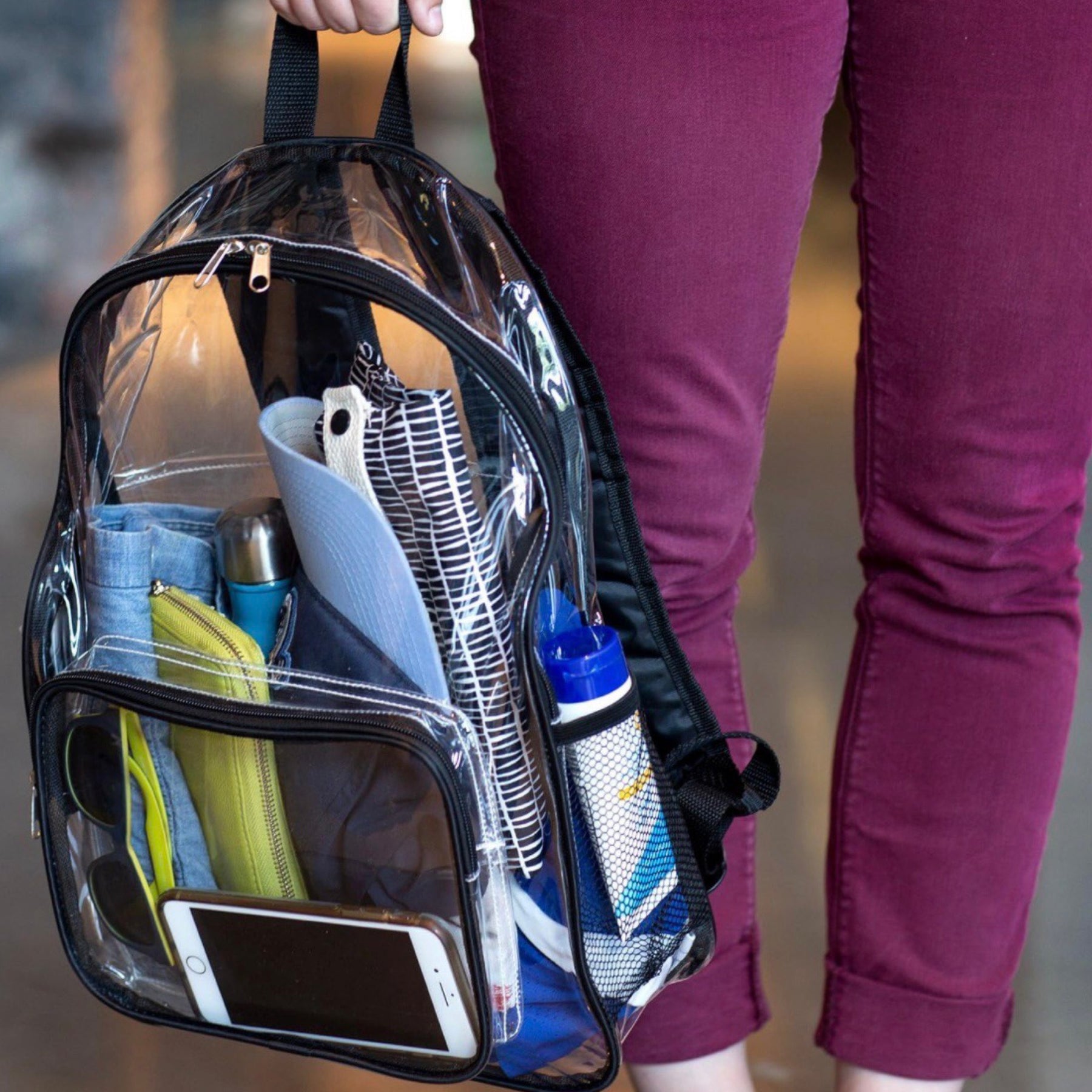 Transparent Clear Backpack - Concert & Stadium Approved