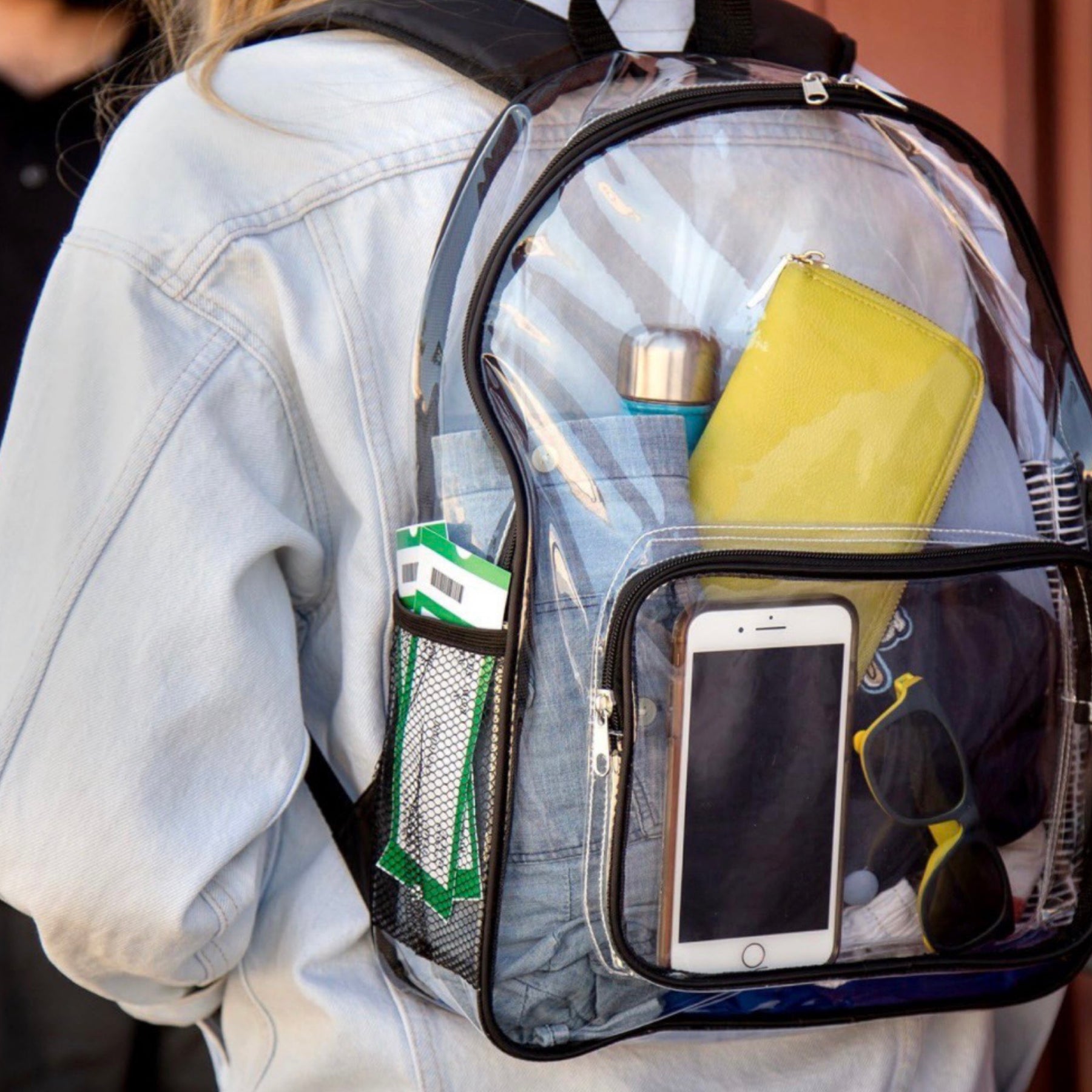 Transparent Clear Backpack - Concert & Stadium Approved