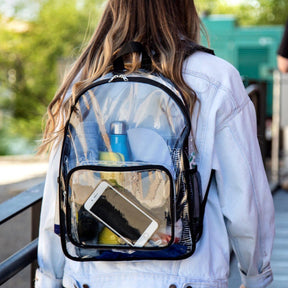 Transparent Clear Backpack - Concert & Stadium Approved