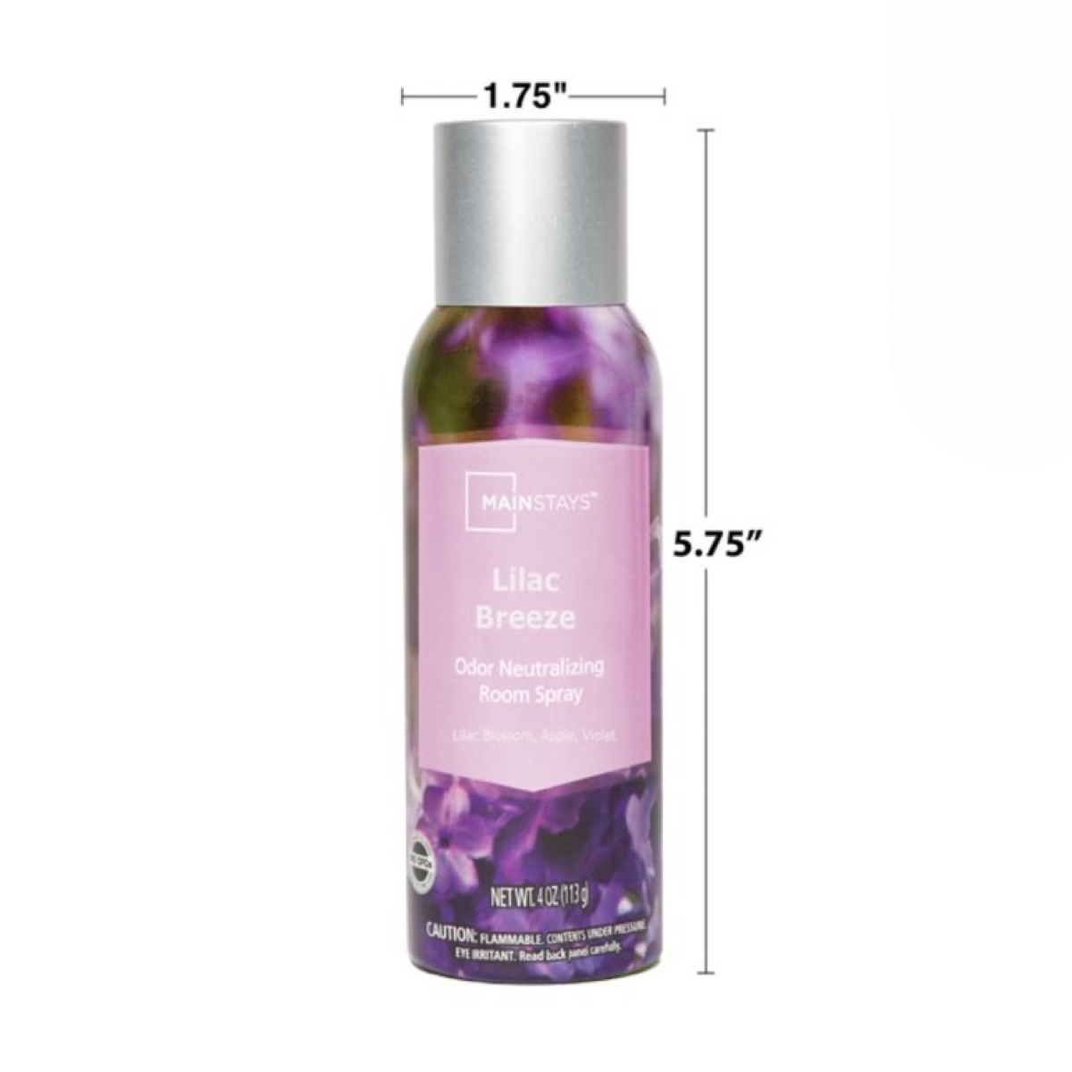 Mainstays 4oz Lilac Breeze Odor Neutralizing Room Spray