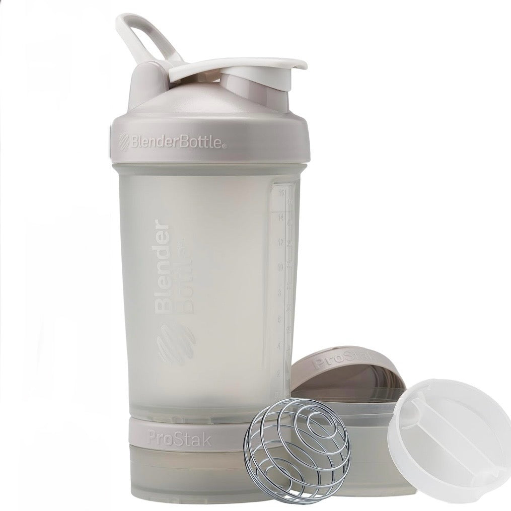 BlenderBottle 22oz ProStak w/ Pill Organizer & Storage for Protein Powder