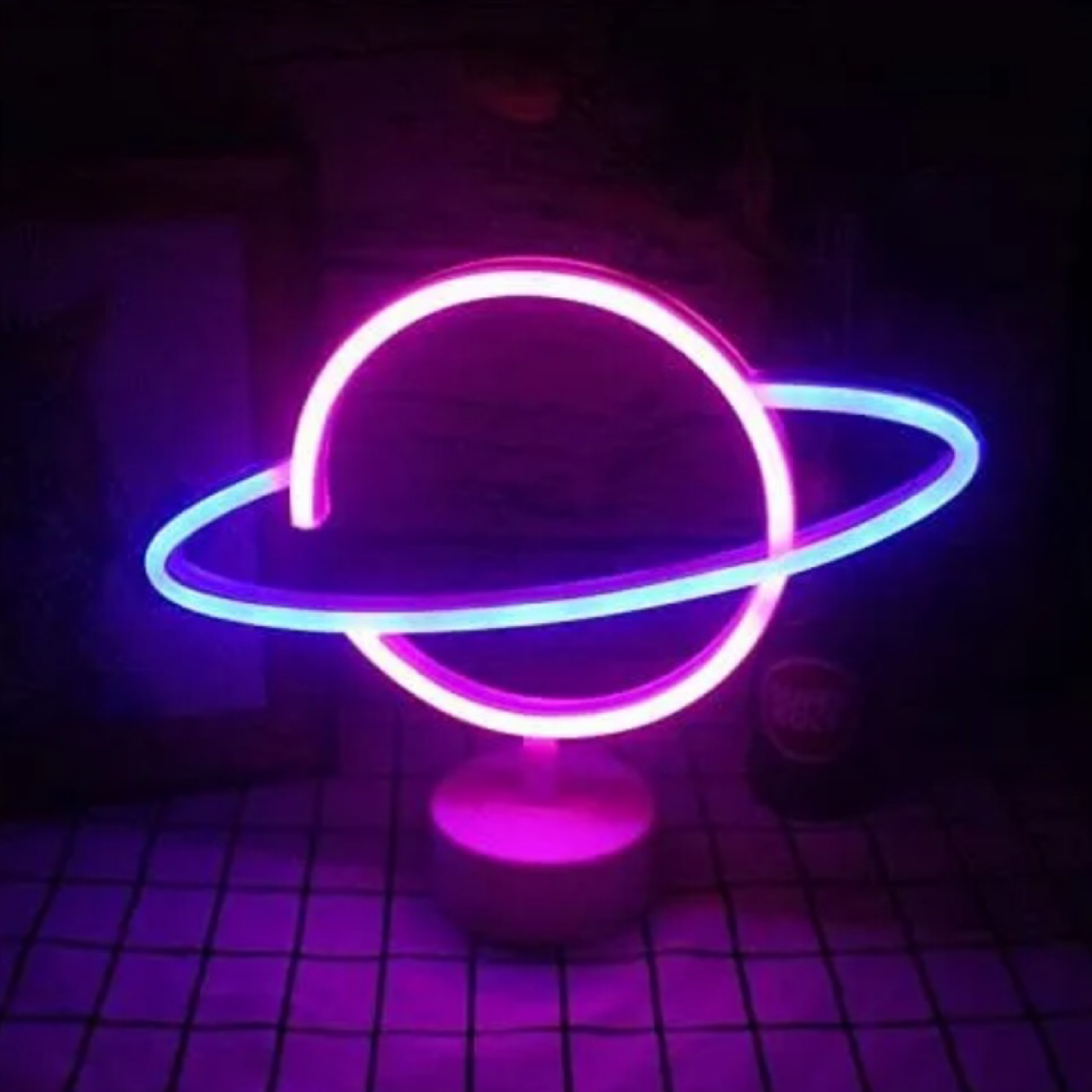 Battery/USB Powered Neon Light, Choose From 4 Designs - Hang or Stand!