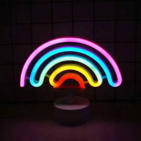 Battery/USB Powered Neon Light, Choose From 4 Designs - Hang or Stand!