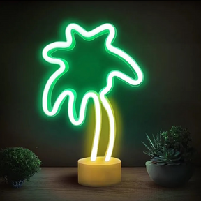 Battery/USB Powered Neon Light, Choose From 4 Designs - Hang or Stand!