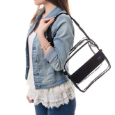 Clear Stadium & Event Approved Crossbody Bag - Don't Get Turned Away