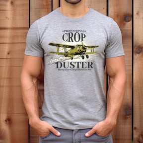 "Crop Duster" Premium Midweight Ringspun Cotton T-Shirt - Mens/Womens Fits