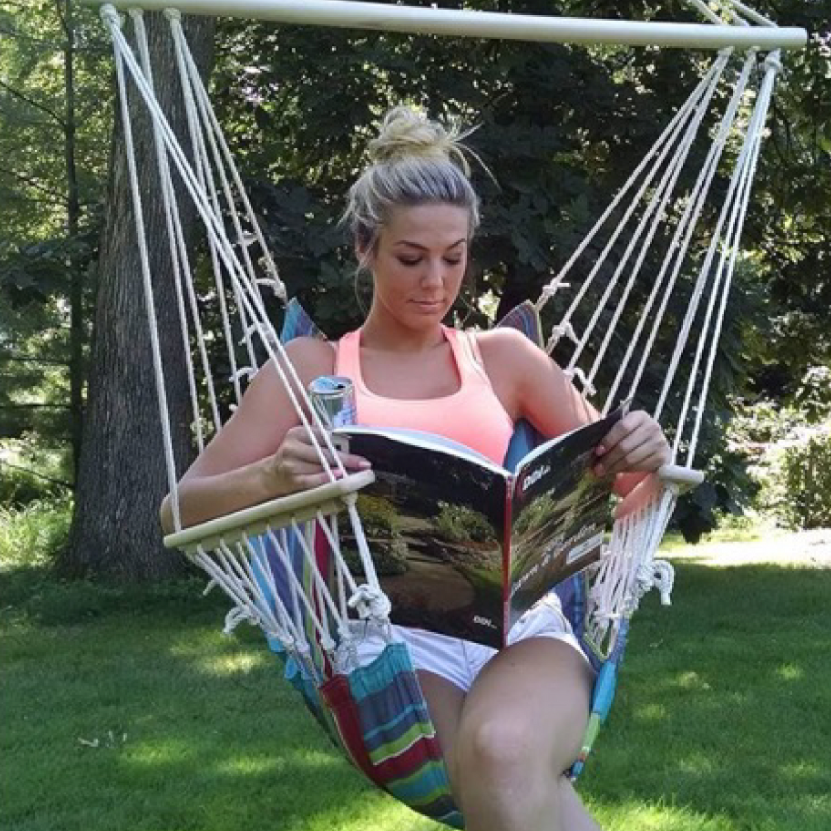 Hanging Hammock Chair By Backyard Expressions - Fade Resistant