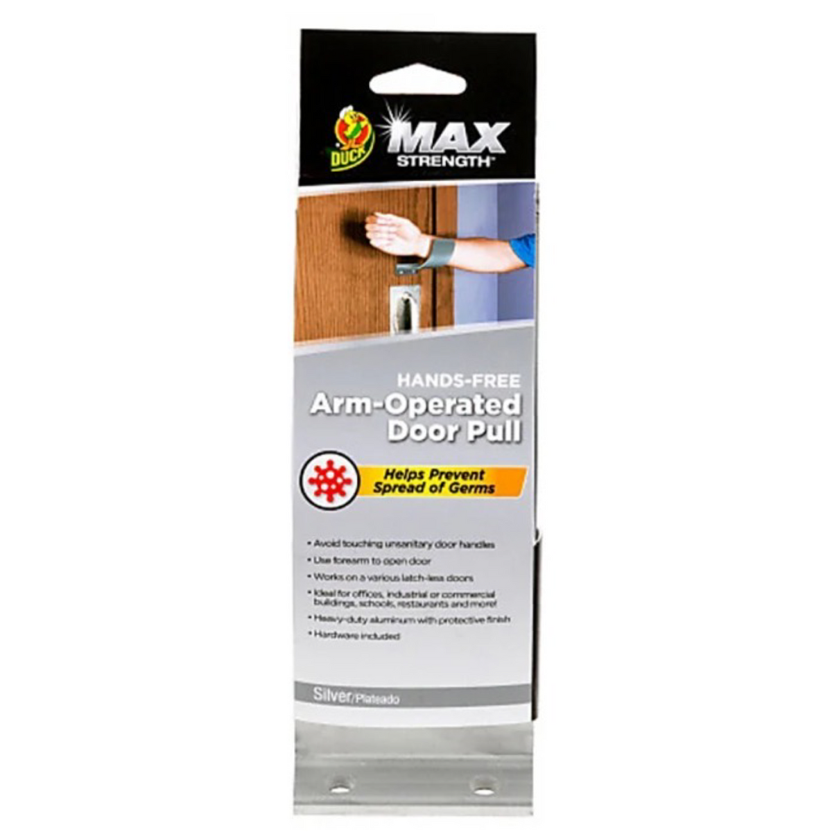 Duck Hands-Free Aluminum Arm-Operated Door Pull - Hardware Included