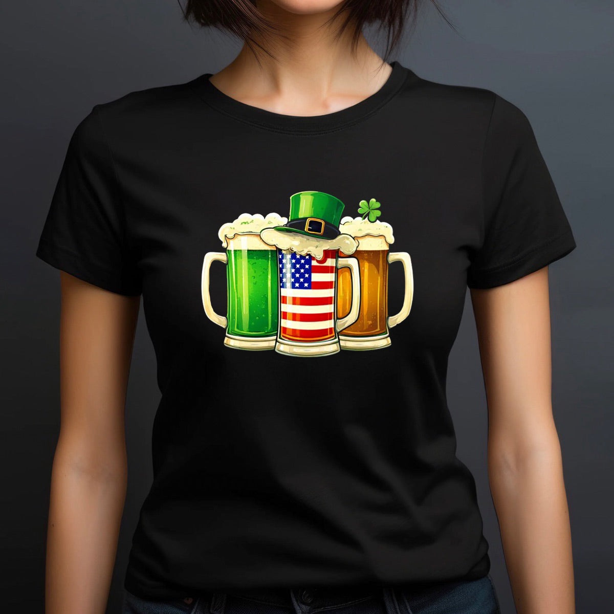 "Raise A Pint" Premium Midweight Ringspun Cotton T-Shirt - Mens/Womens Fits