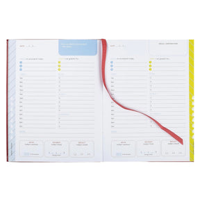 Fitlosophy 6 Month Undated  8x10 Daily Guided Planner - 192 Pages!