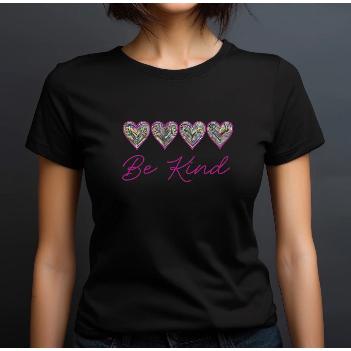 "Be Kind" Premium Midweight Ringspun Cotton T-Shirt - Mens/Womens Fits