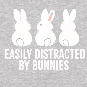 "Easily Distracted Bunnies" Premium Midweight Ringspun Cotton T-Shirt - Mens/Womens Fits