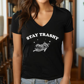 "Stay Trashy" Premium Midweight Ringspun Cotton T-Shirt - Mens/Womens Fits