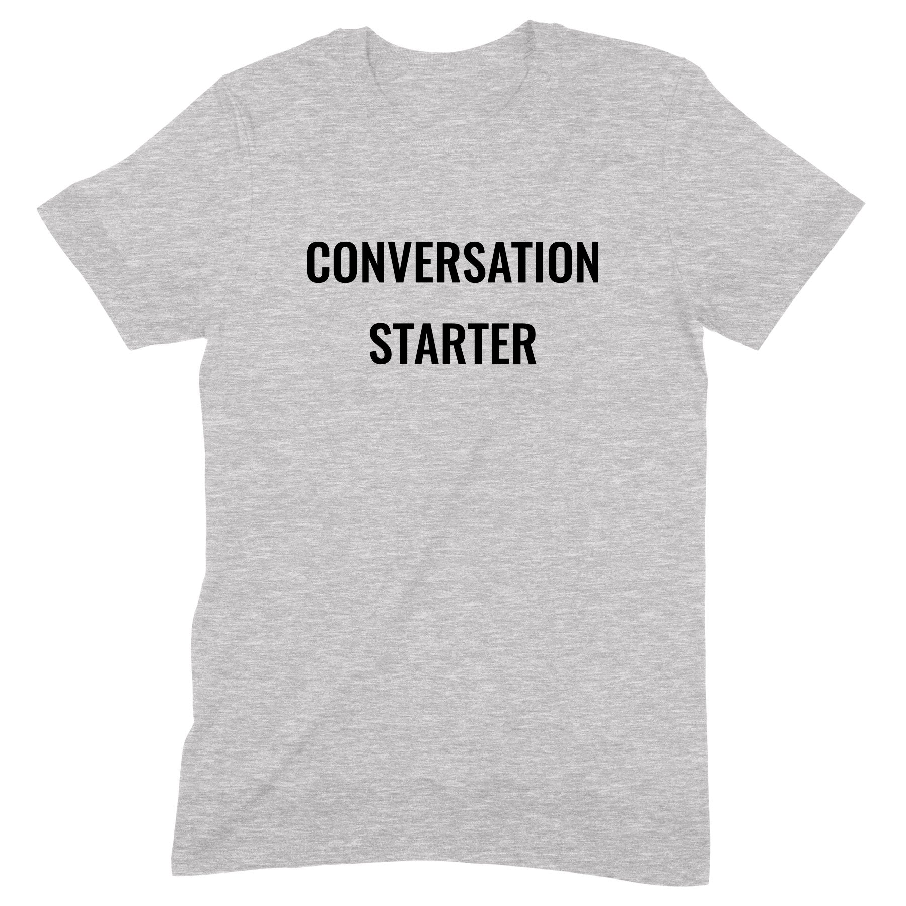 "Conversation Starter" Premium Midweight Ringspun Cotton T-Shirt - Mens/Womens Fits