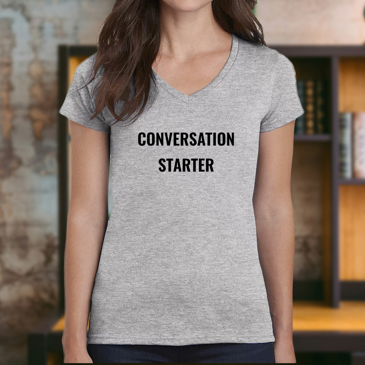 "Conversation Starter" Premium Midweight Ringspun Cotton T-Shirt - Mens/Womens Fits