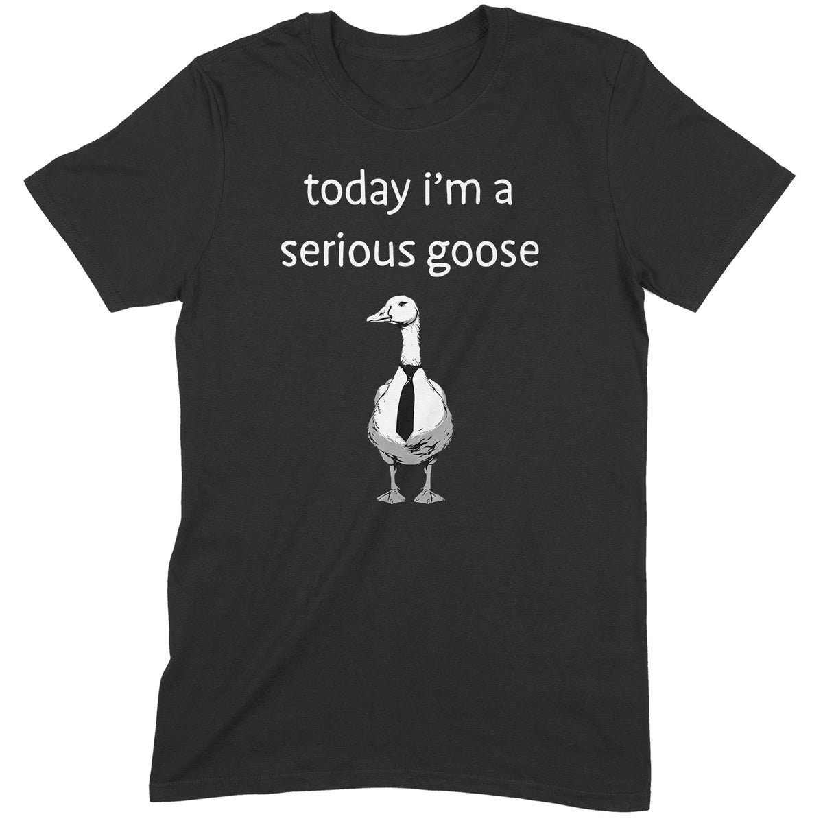 "Serious Goose" Premium Midweight Ringspun Cotton T-Shirt - Mens/Womens Fits