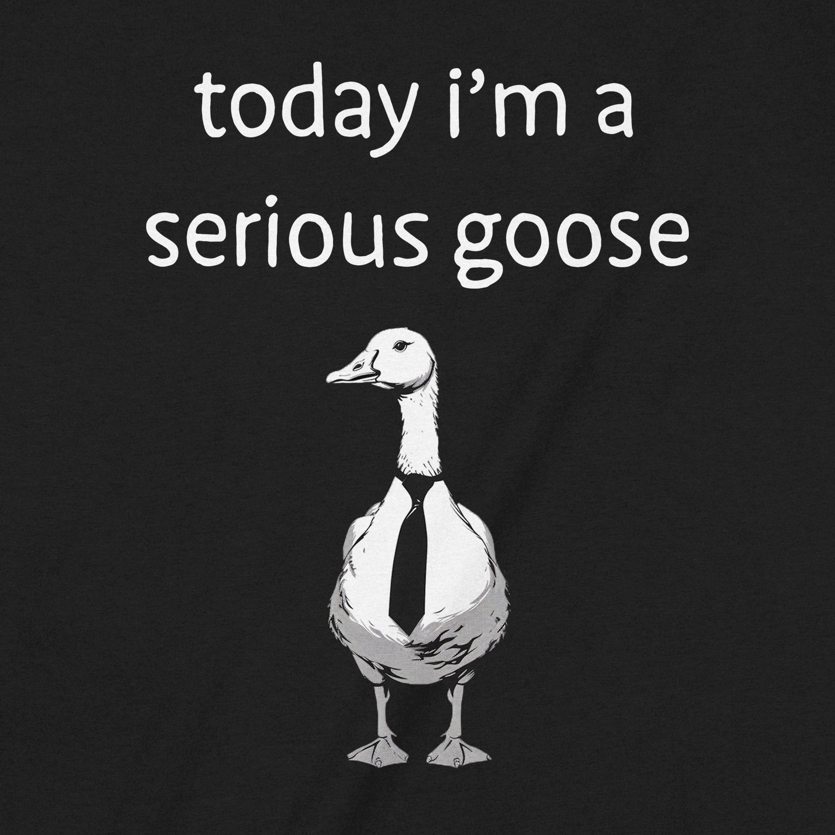 "Serious Goose" Premium Midweight Ringspun Cotton T-Shirt - Mens/Womens Fits