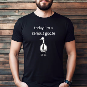 "Serious Goose" Premium Midweight Ringspun Cotton T-Shirt - Mens/Womens Fits