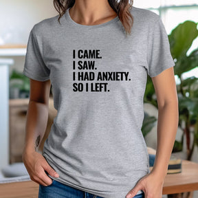 "I Came, I Saw" Premium Midweight Ringspun Cotton T-Shirt - Mens/Womens Fits