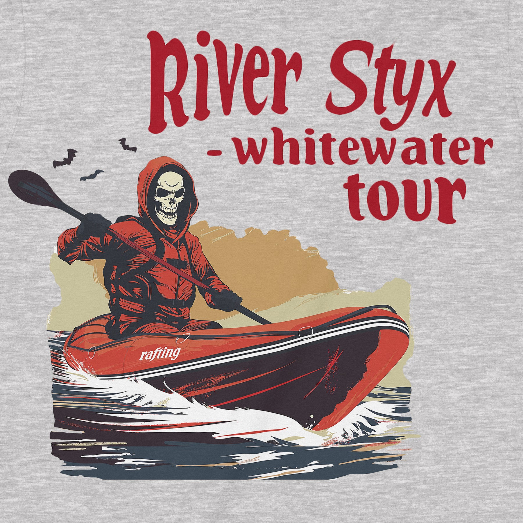 "River Styx Whitewater Tour" Premium Midweight Ringspun Cotton T-Shirt - Mens/Womens Fits