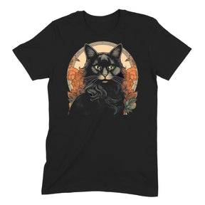 "Black Cat" Premium Midweight Ringspun Cotton T-Shirt - Mens/Womens Fits