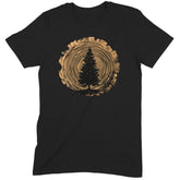 "Tree Rings" Premium Midweight Ringspun Cotton T-Shirt - Mens/Womens Fits