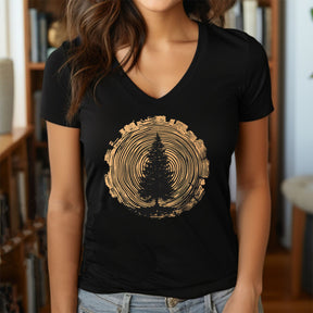 "Tree Rings" Premium Midweight Ringspun Cotton T-Shirt - Mens/Womens Fits