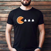 "Pumpkin Pie Pac-Man" Premium Midweight Ringspun Cotton T-Shirt - Mens/Womens Fits