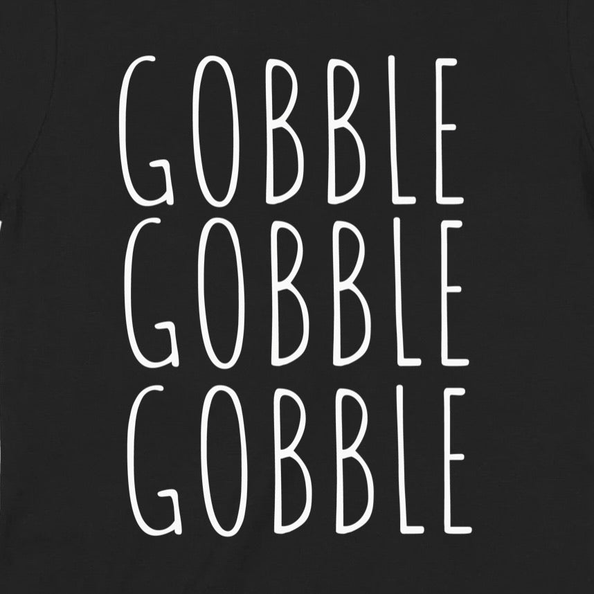 "Gobble Gobble" Premium Midweight Ringspun Cotton T-Shirt - Mens/Womens Fits