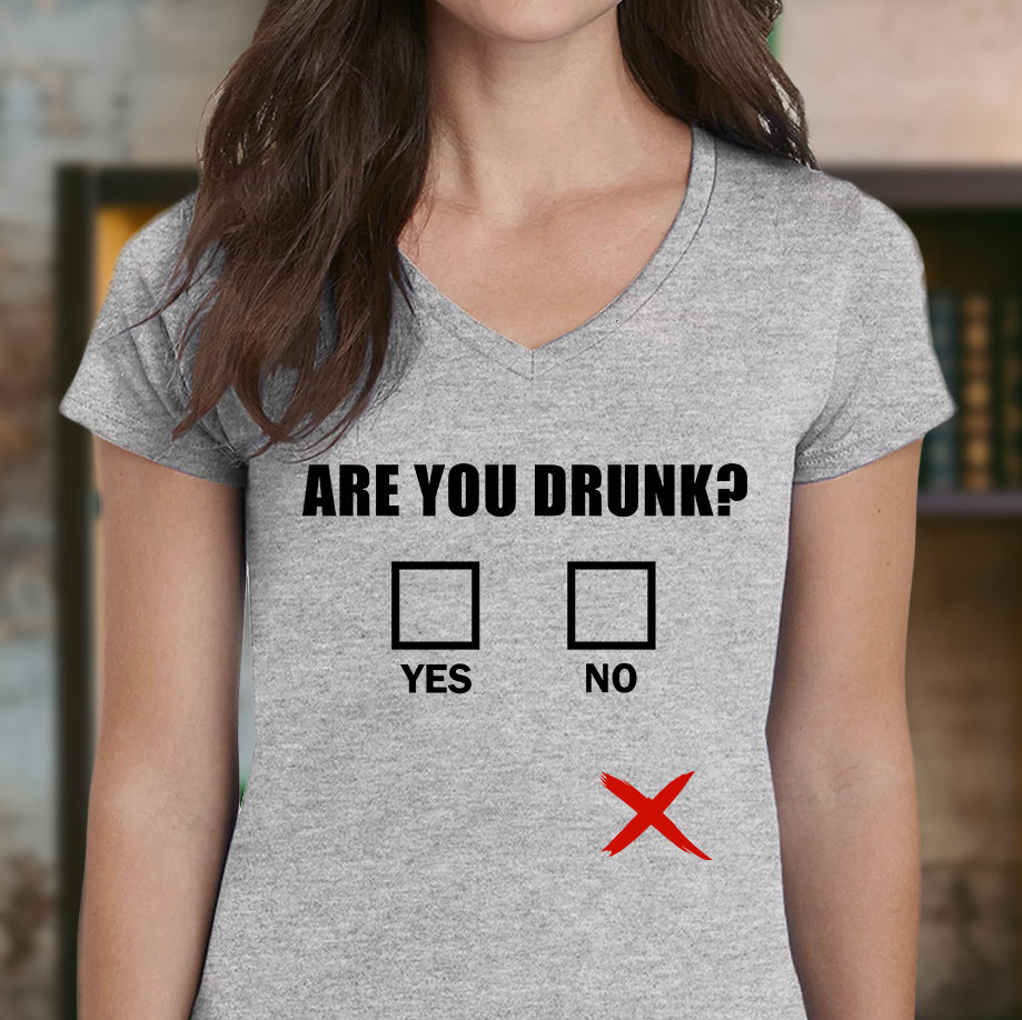 "Are You Drunk" Premium Midweight Ringspun Cotton T-Shirt - Mens/Womens Fits