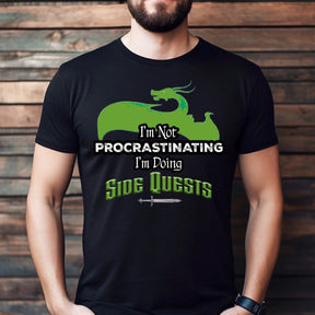 "I'm Not Procrastinating" Premium Midweight Ringspun Cotton T-Shirt - Mens/Womens Fits