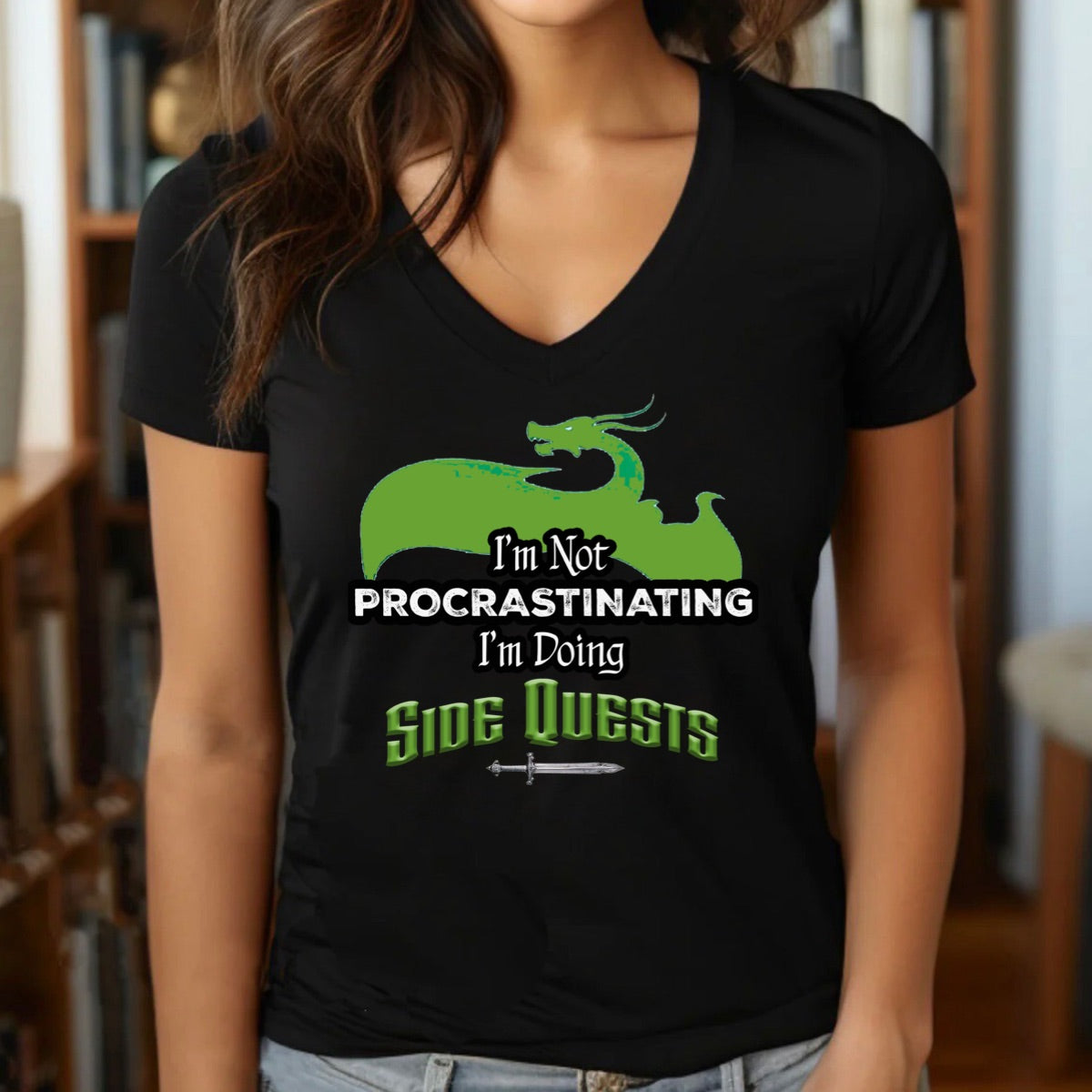 "I'm Not Procrastinating" Premium Midweight Ringspun Cotton T-Shirt - Mens/Womens Fits