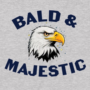 "Bald And Majestic" Premium Midweight Ringspun Cotton T-Shirt - Mens/Womens Fits