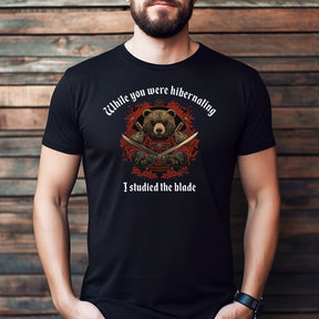 "While You Were Hibernating" Premium Midweight Ringspun Cotton T-Shirt - Mens/Womens Fits