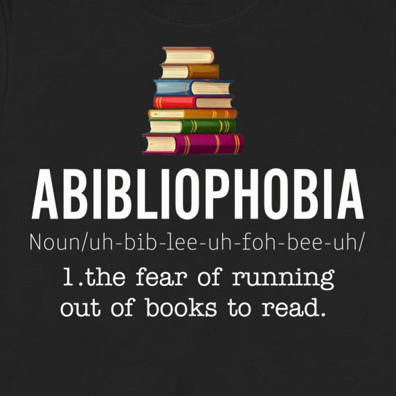 "Abibliophobia" Premium Midweight Ringspun Cotton T-Shirt - Mens/Womens Fits