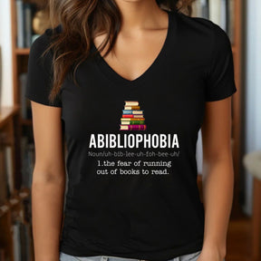 "Abibliophobia" Premium Midweight Ringspun Cotton T-Shirt - Mens/Womens Fits