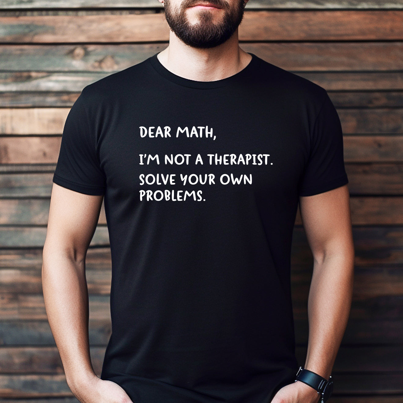 "Dear Math" Premium Midweight Ringspun Cotton T-Shirt - Mens/Womens Fits