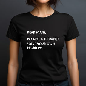 "Dear Math" Premium Midweight Ringspun Cotton T-Shirt - Mens/Womens Fits