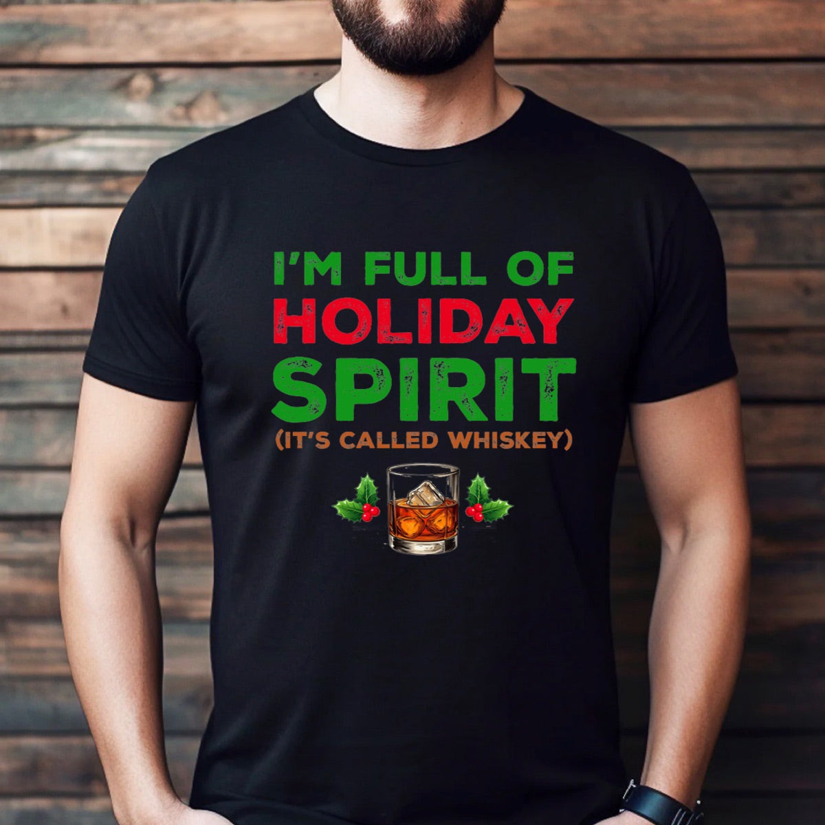 "Holiday Spirit" Premium Midweight Ringspun Cotton T-Shirt - Mens/Womens Fits