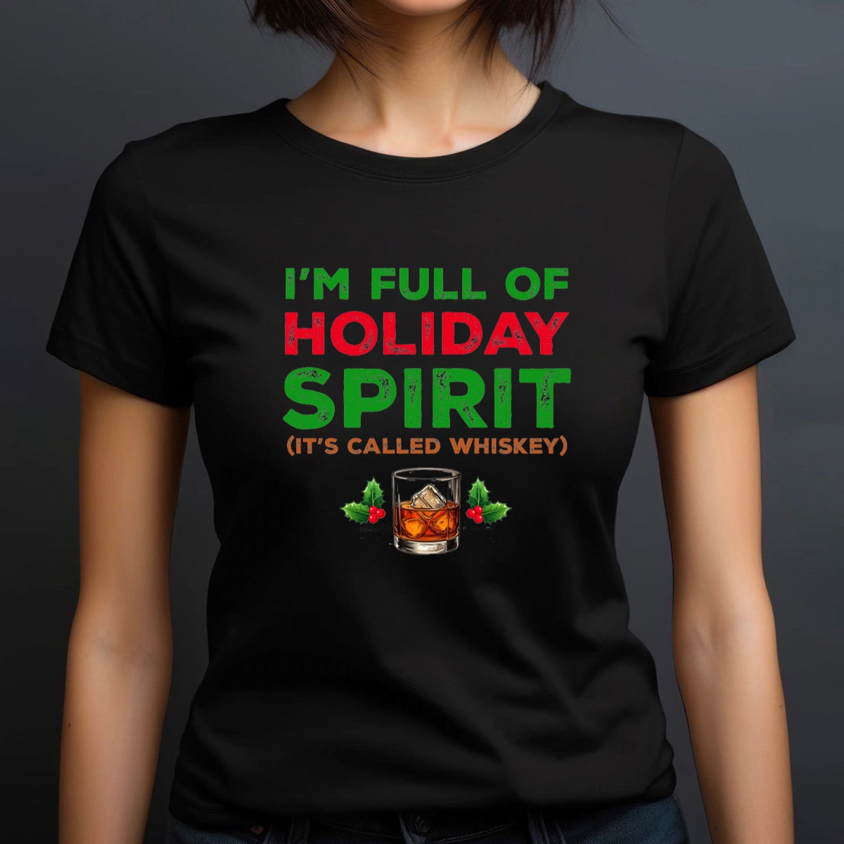 "Holiday Spirit" Premium Midweight Ringspun Cotton T-Shirt - Mens/Womens Fits