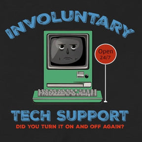 "Involuntary Tech Support" Premium Midweight Ringspun Cotton T-Shirt - Mens/Womens Fits