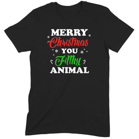 "Filthy Animal" Premium Midweight Ringspun Cotton T-Shirt - Mens/Womens Fits