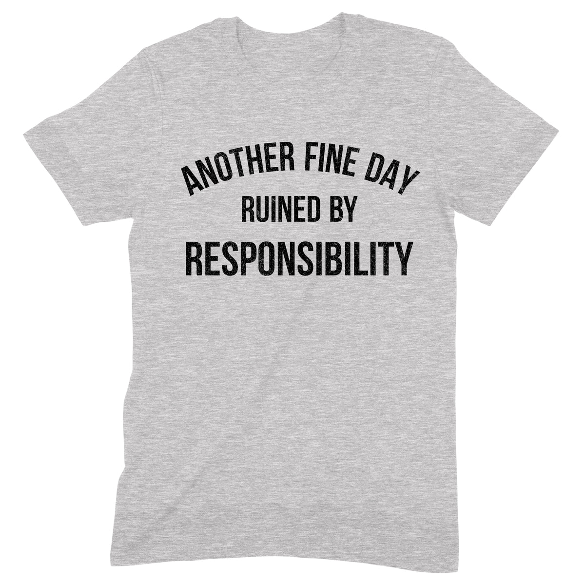 "Another Fine Day Ruined" Premium Midweight Ringspun Cotton T-Shirt - Mens/Womens Fits